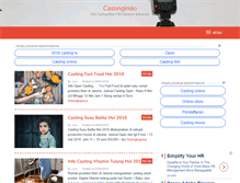 Tablet Screenshot of castingindo.com
